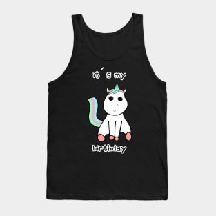 Birthday Unicorn Tank Top